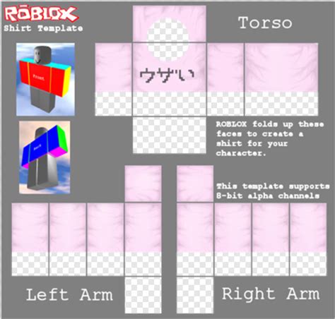 Roblox Cute Shirt Template Designs For Beginners