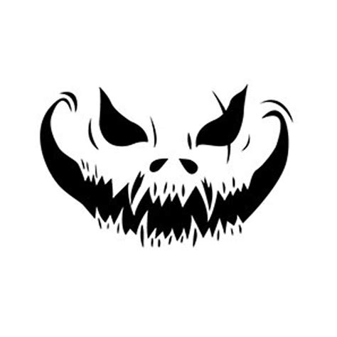 Scary Pumpkin Faces Templates For Free Download