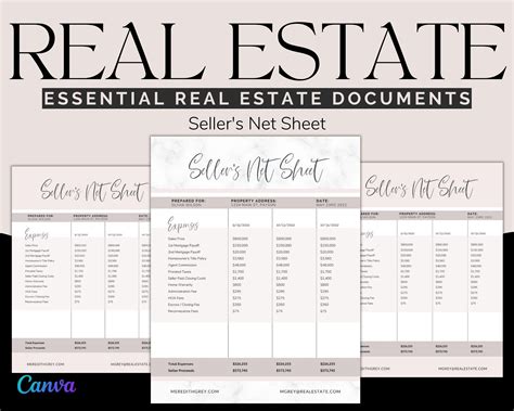 Seller Net Sheet Template: Boost Your Real Estate Sales