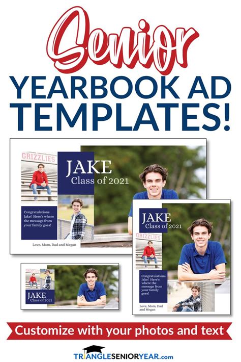 Senior Yearbook Ad Templates Made Easy