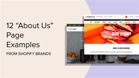 Shopify About Us Page Template Examples & Best Practices