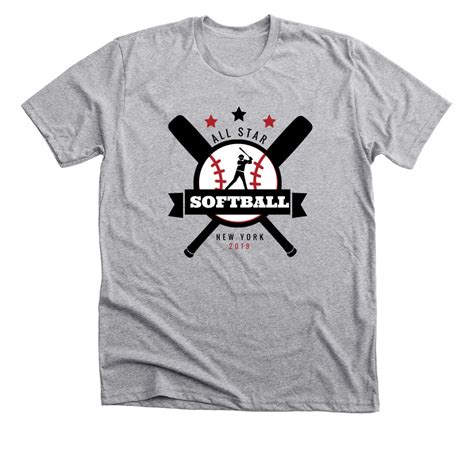 Softball T-Shirt Design Templates For Winning Teams