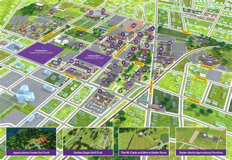 Tennessee Tech University Campus Map Guide