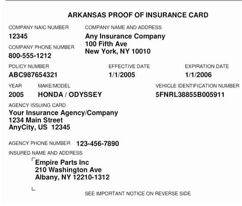 Texas Fake Insurance Card Template: A Complete Guide