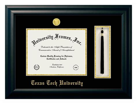 Texas Tech Diploma Frames - Showcase Your Achievement