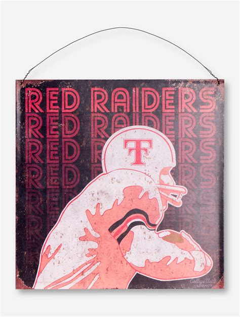 Texas Tech Metal Signs For Red Raider Fans