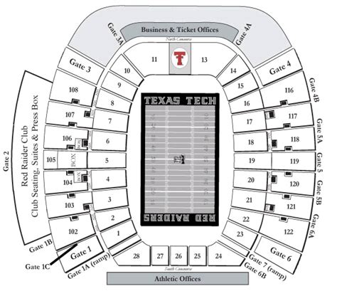 Texas Tech Stadium Seating Chart And Guide