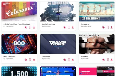 Top 10 After Effects Transition Templates