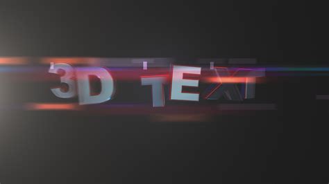 Top 5 After Effects 3d Text Templates Free