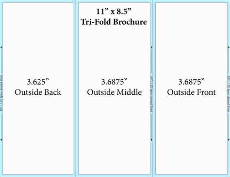 Trifold Brochure Template For Word Documents