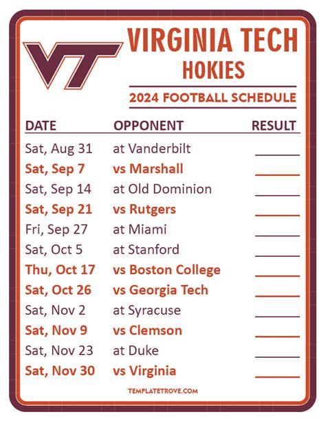 Trimble Tech Football Schedule 2023-2024 Season Highlights