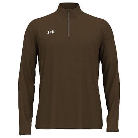 Ua Mens Team Tech Long Sleeve Quarter Zip Top