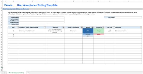 Uat Test Plan Template Excel: Simplify Your Testing Process