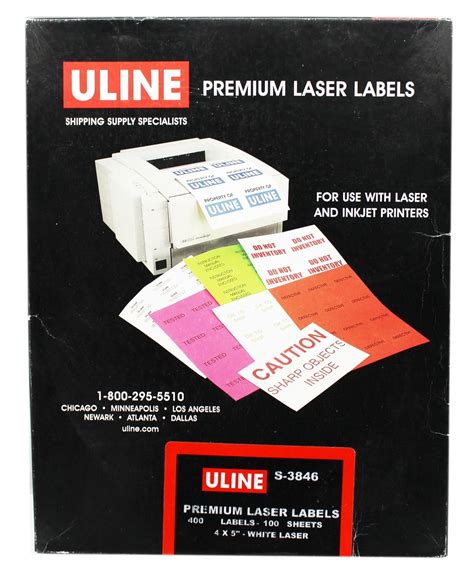 Uline Premium Laser Labels Template For Easy Printing