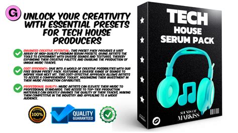 Unlock Deep Soundscapes With Tech House Serum Presets