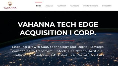 Vahanna Tech Edge Acquisition I Corp: A Strategic Move