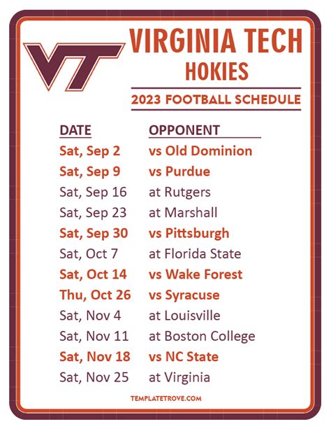 Virginia Tech Mens Soccer Schedule Released