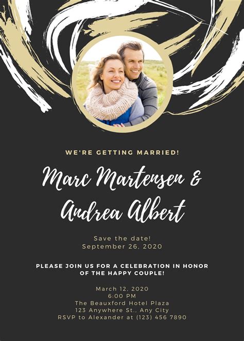 Wedding Announcement Free Template Download Now