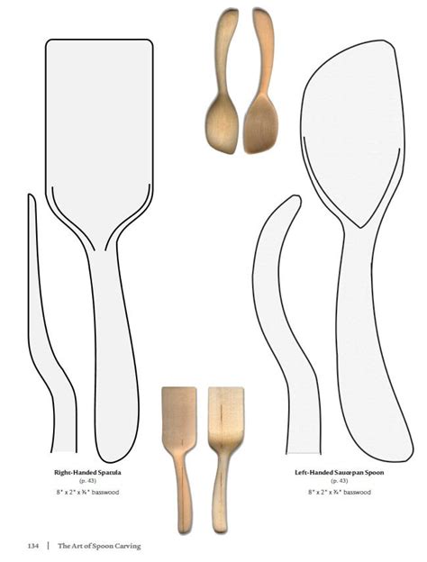 Wooden Spatula Template For Printing And Diy Projects